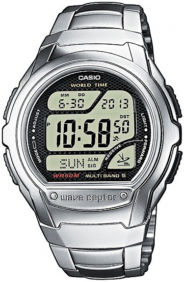 Casio Wave Ceptor Miesten kello WV-58DE-1AVEG LCD/Teräs Ø44 mm