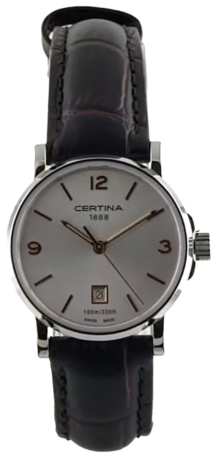 Certina Naisten kello C017.210.16.037.01 DS Caimano Lady Hopea/Nahka