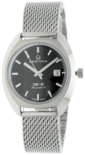 Certina C024.407.11.051.00 DS 2 Musta/Teräs Ø40 mm