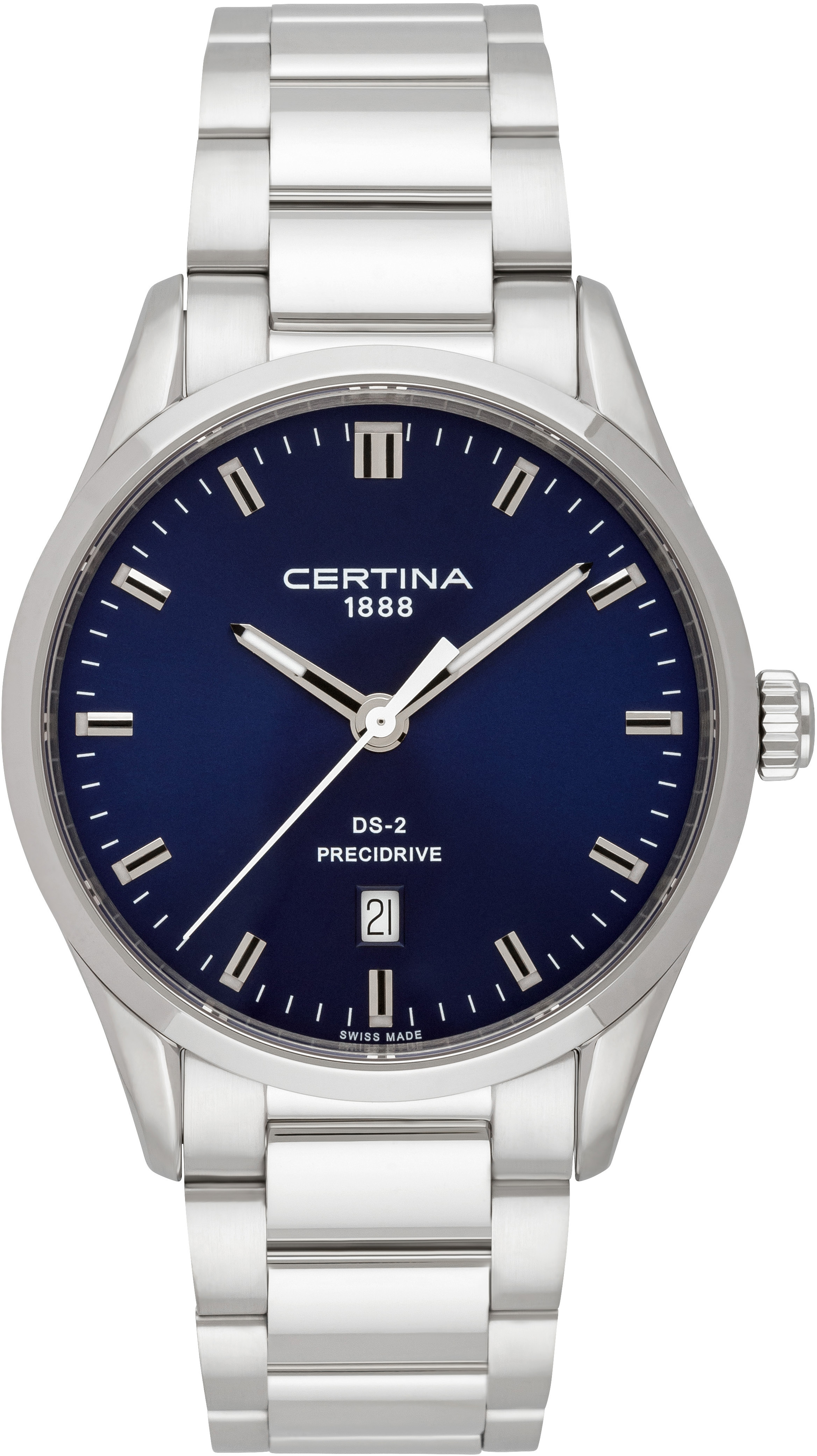 Certina Miesten kello C024.410.11.041.20 DS 2 Sininen/Teräs Ø40 mm