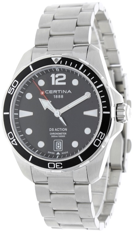 Certina Miesten kello C032.451.11.057.00 Ds Action Musta/Teräs Ø43