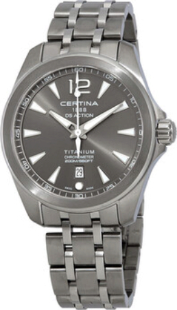 Certina Miesten kello C032.851.44.087.00 Ds Action Harmaa/Titaani