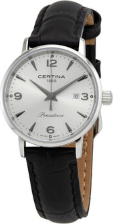 Certina Naisten kello C035.210.16.037.00 Ds Caimano Hopea/Nahka Ø28