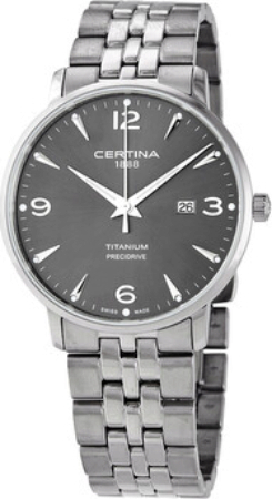 Certina Miesten kello C035.410.44.087.00 Ds Caimano Harmaa/Titaani