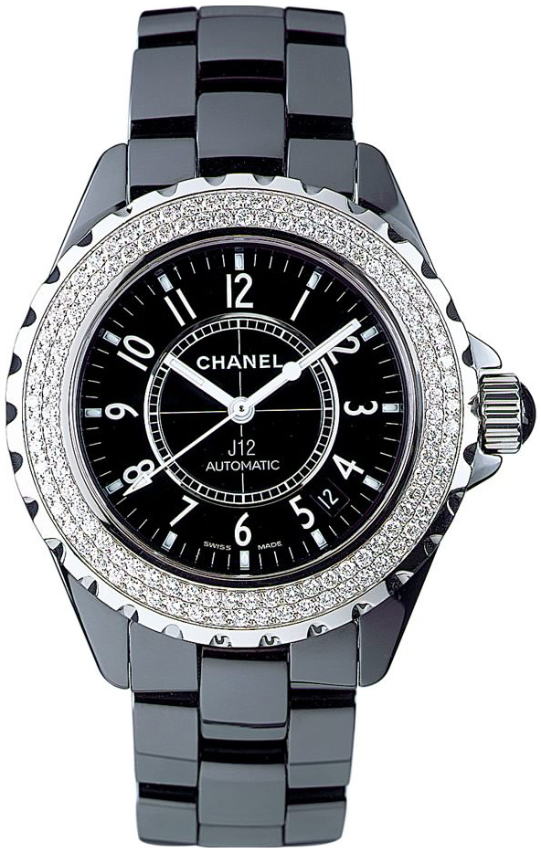 Chanel Naisten kello H0950 J12 Musta/Keraaminen Ø38 mm