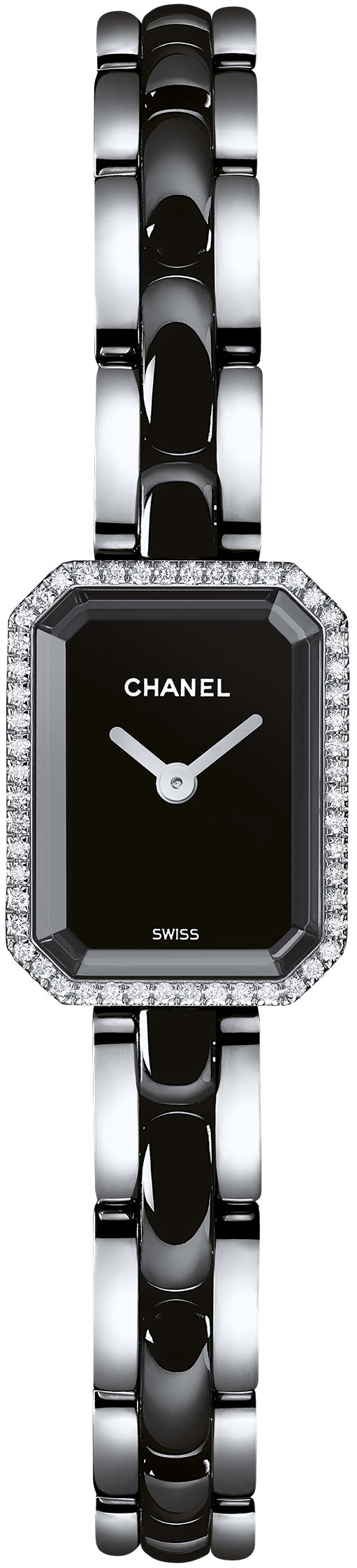 Chanel Naisten kello H2163 Premiere Musta/Keraaminen 15x19.5 mm