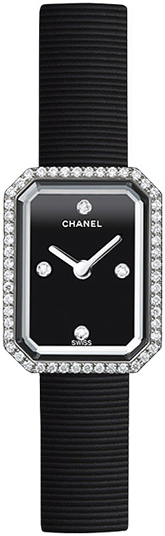 Chanel Naisten kello H2434 Premiere Musta/Kumi 15x19.5 mm