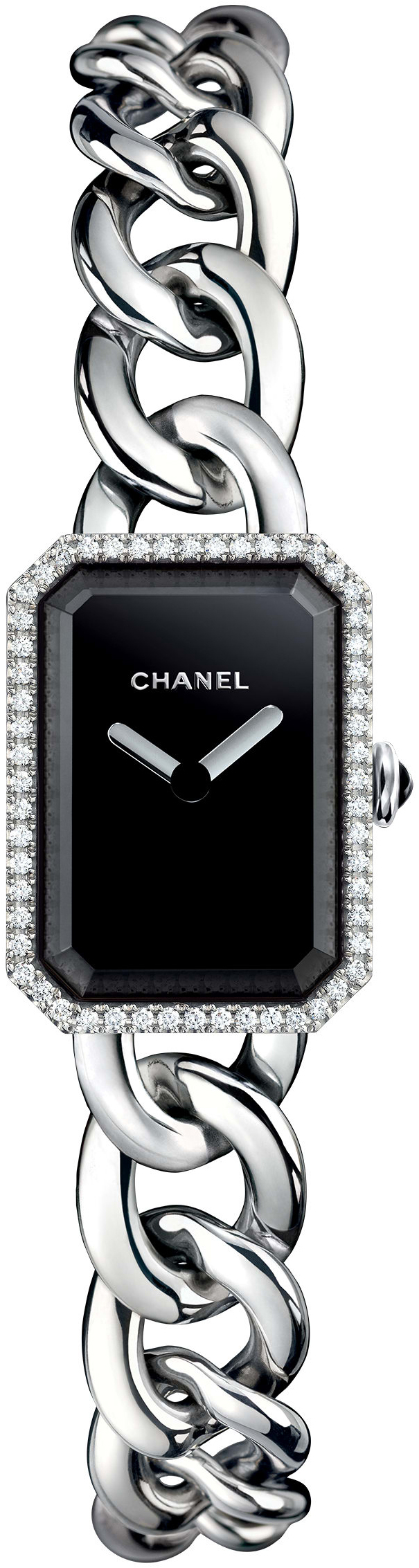 Chanel Naisten kello H3252 Premiere Musta/Teräs 16x22 mm