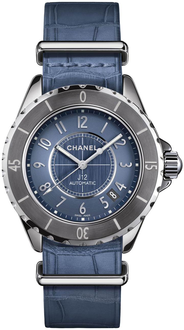 Chanel Naisten kello H4338 J12 Sininen/Teräs Ø38 mm