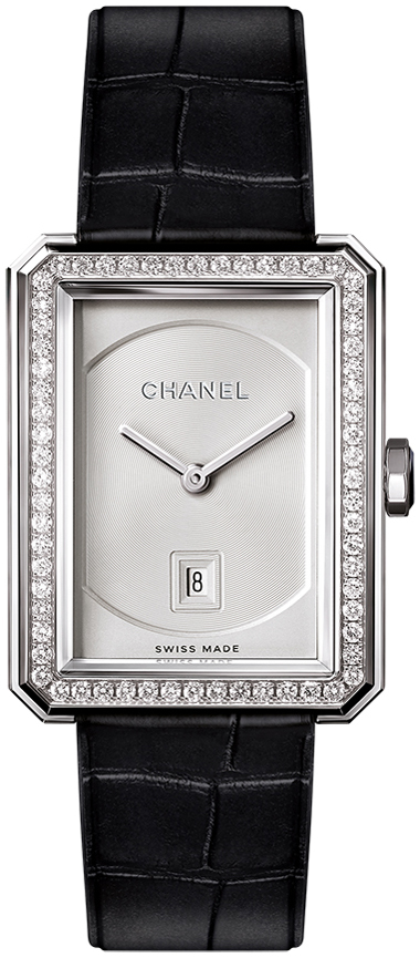 Chanel Naisten kello H4470 Premiere Hopea/Nahka