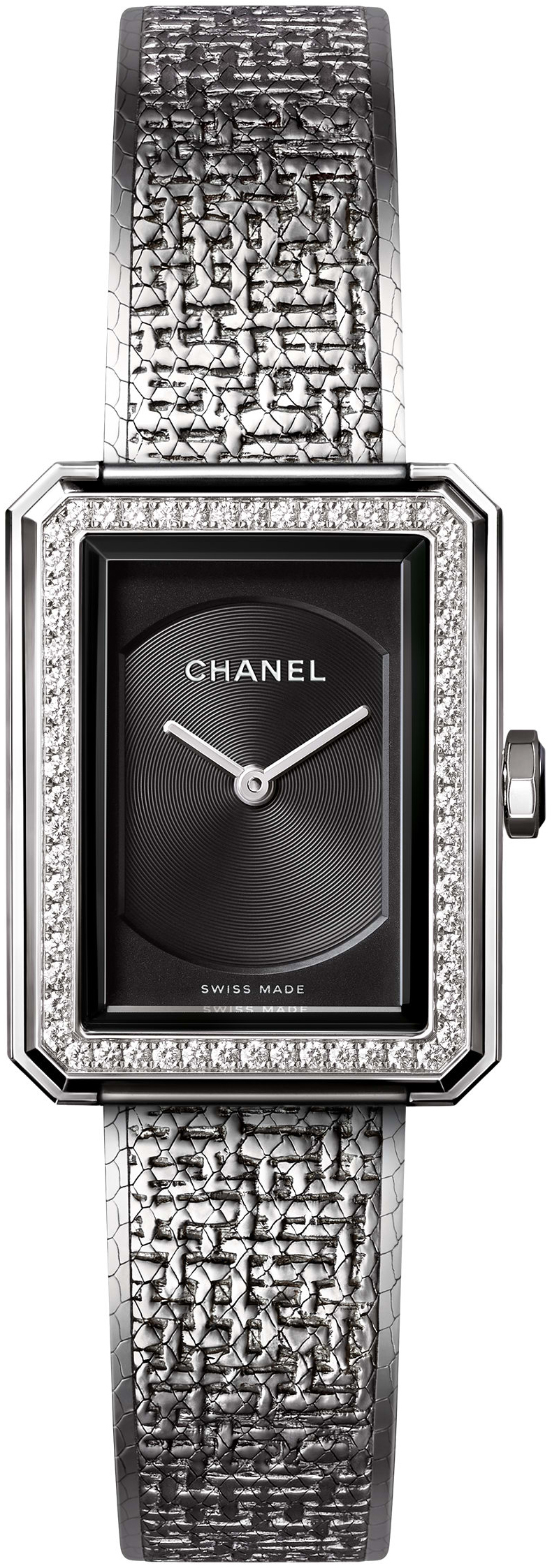 Chanel Naisten kello H4877 Boy-Friend Musta/Teräs