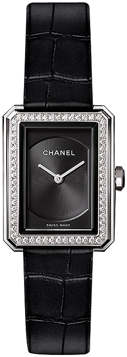 Chanel Naisten kello H4883 Boy-Friend Musta/Nahka