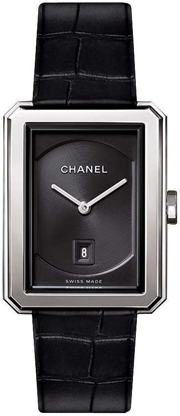 Chanel Naisten kello H4884 Boy-Friend Musta/Nahka