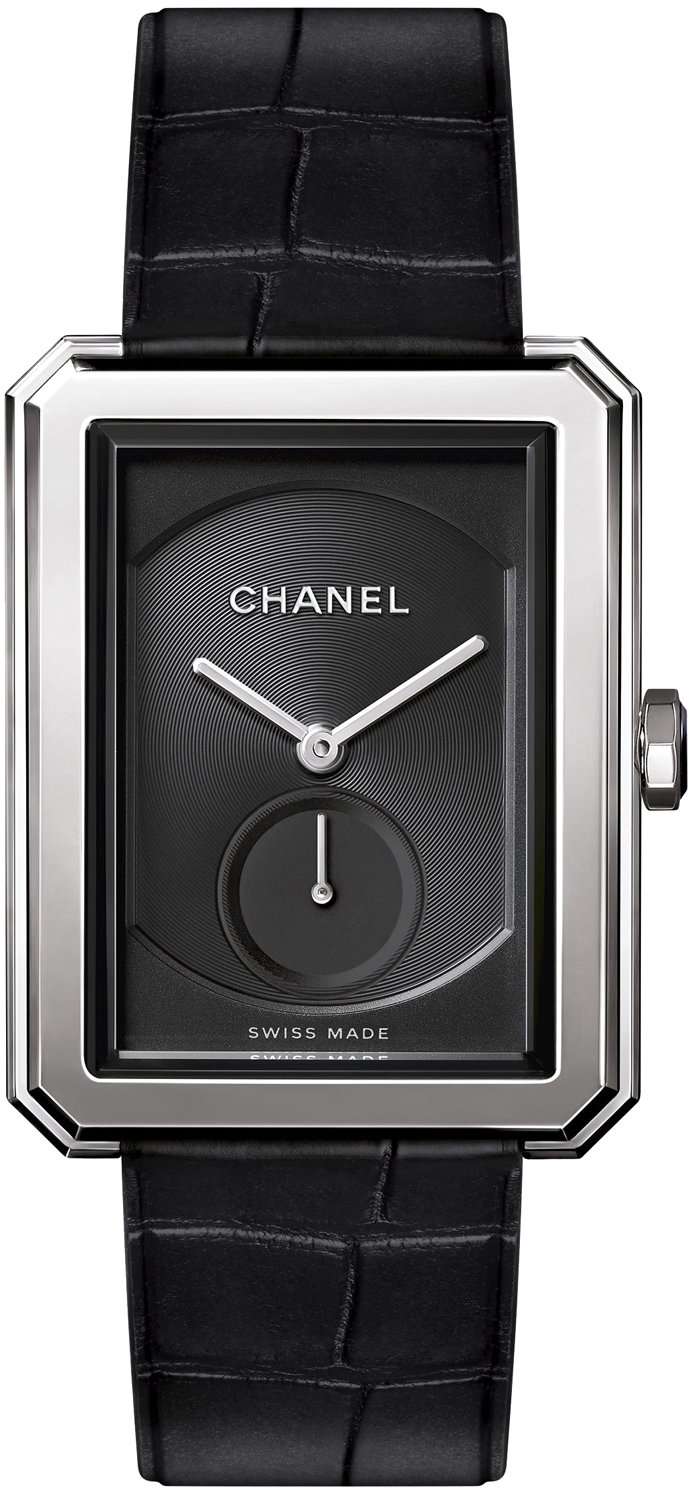 Chanel Naisten kello H5319 Boy-Friend Musta/Nahka Ø37 mm