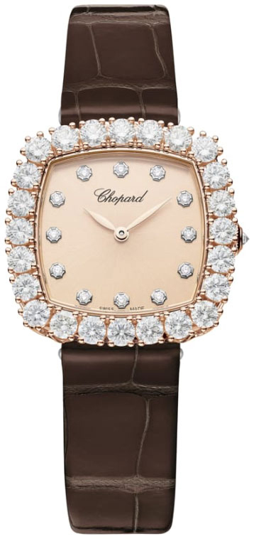 Chopard Naisten kello 13A386-5107 L Heure Du Diamant Punakultaa/Nahka