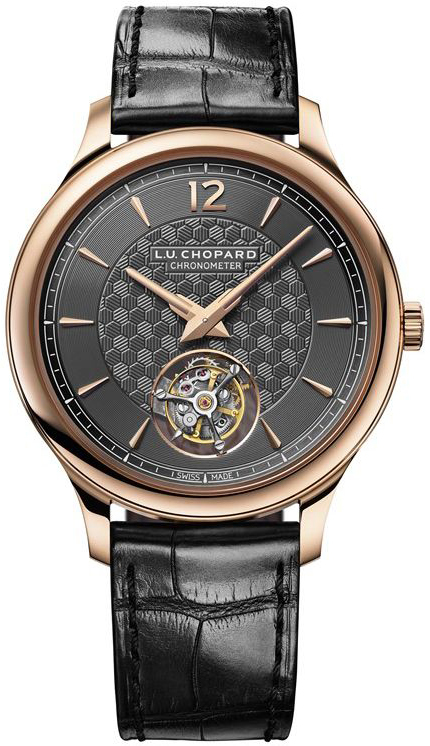 Chopard Miesten kello 161978-5001 L.U.C Harmaa/Nahka Ø40 mm