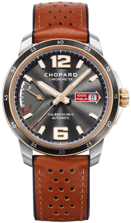 Chopard Miesten kello 168566-6001 Mille Miglia Musta/Nahka Ø43 mm