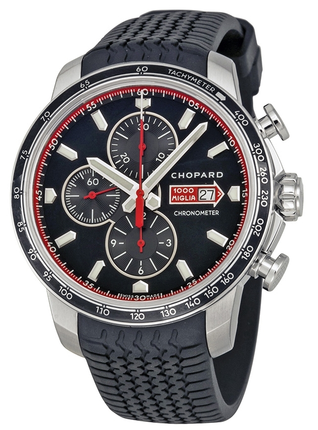 Chopard Miesten kello 168571-3001 Mille Miglia Musta/Kumi Ø44 mm