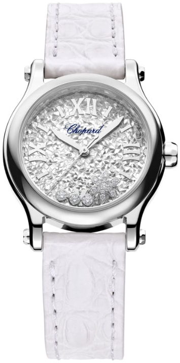 Chopard Naisten kello 278573-3022 Happy Sport Hopea/Nahka Ø30 mm