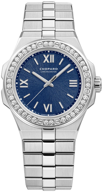 Chopard Naisten kello 298601-3004 Alpine Eagle Sininen/Teräs Ø36 mm