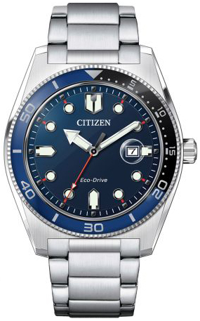 Citizen Miesten kello AW1761-89L Eco Drive Sininen/Teräs Ø43 mm