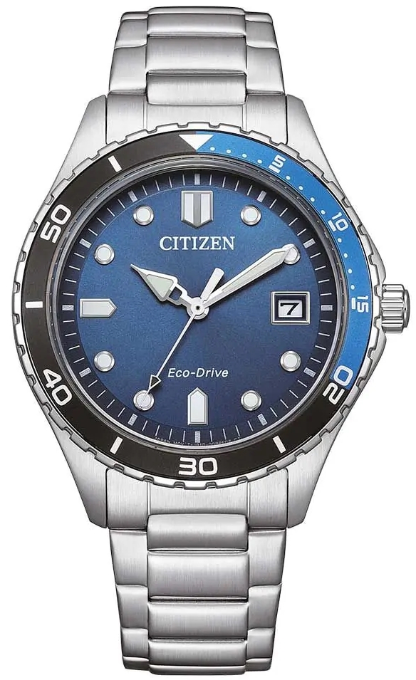 Citizen Miesten kello AW1821-89L Eco Drive Sininen/Teräs Ø36.8 mm