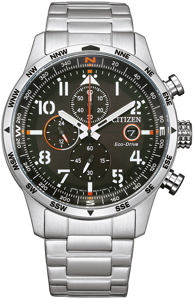 Citizen Miesten kello CA0790-83E Chrono Sport Musta/Teräs Ø43 mm