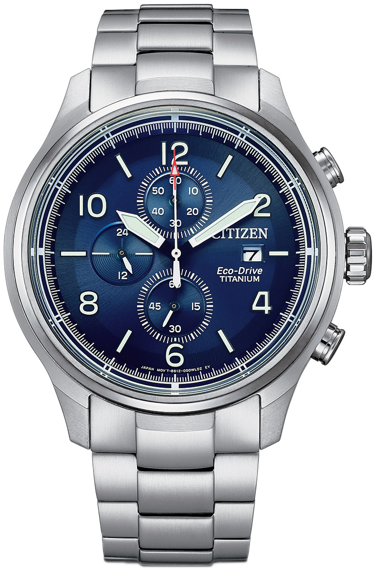 Citizen Miesten kello CA0810-88L Titanium Sininen/Titaani Ø44 mm