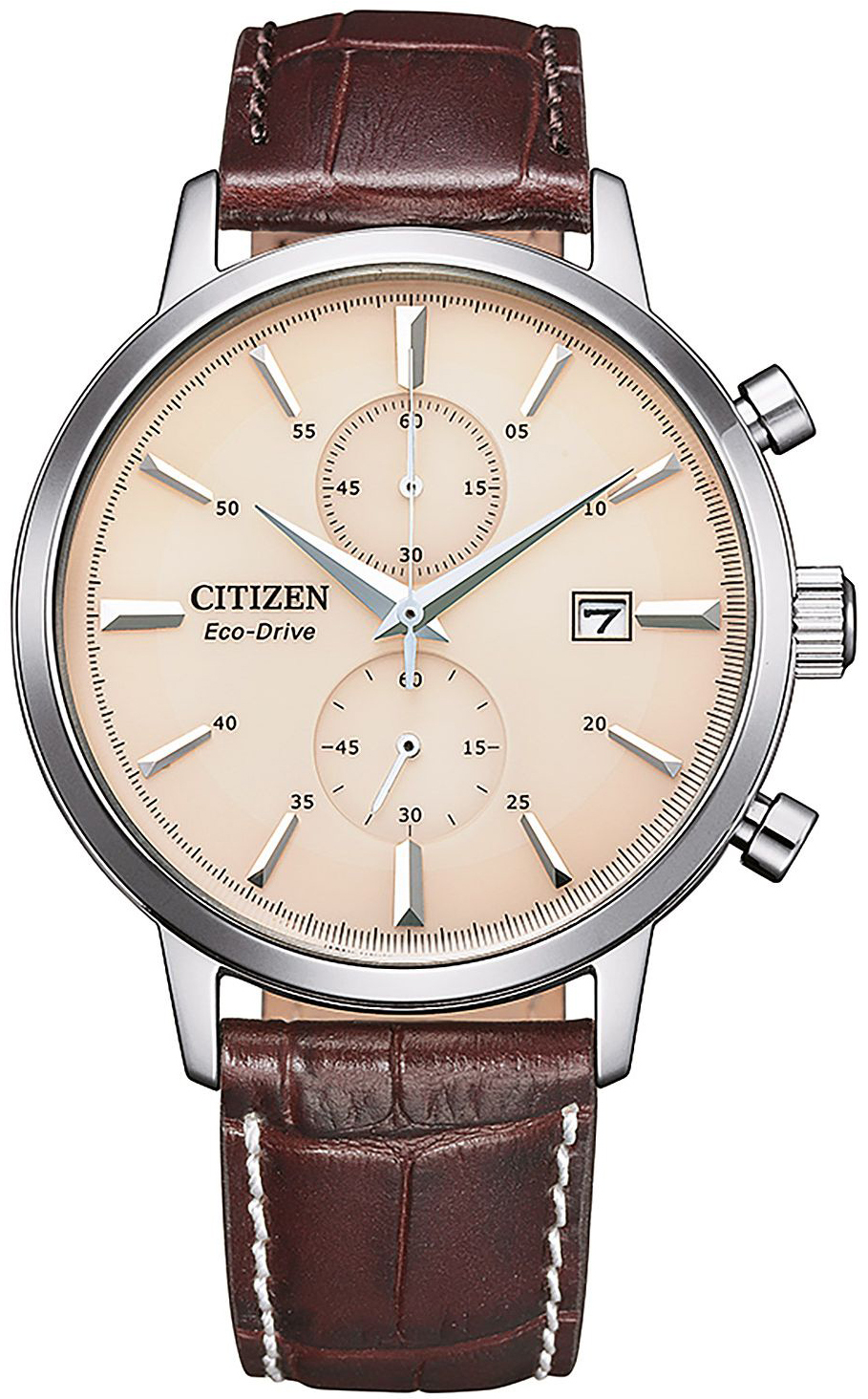 Citizen Miesten kello CA7061-26X Chrono Beige/Nahka Ø42 mm