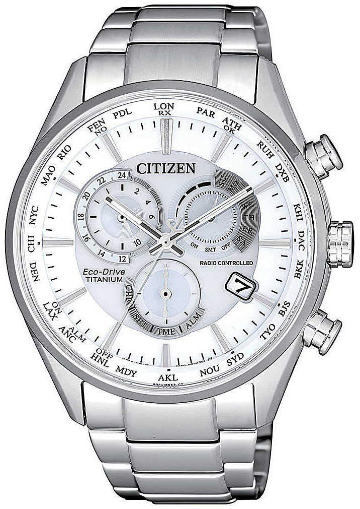 Citizen Radio Controlled Miesten kello CB5020-87A Valkoinen/Titaani