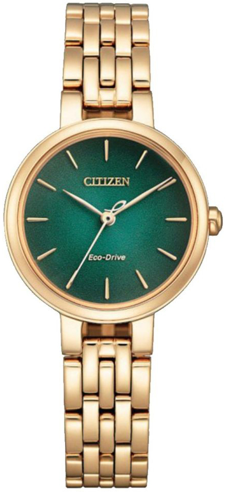 Citizen Naisten kello EM0993-82Z Eco Drive Vihreä/Punakultasävyinen