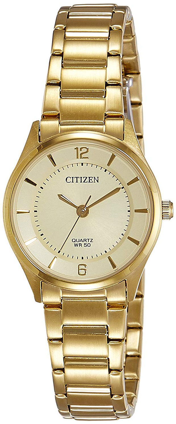 Citizen Dress Naisten kello ER0203-85P Samppanja/Kullansävytetty