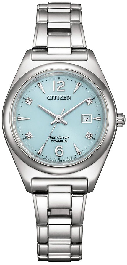 Citizen Naisten kello EW2601-81M Classic Sininen/Titaani Ø29.4 mm