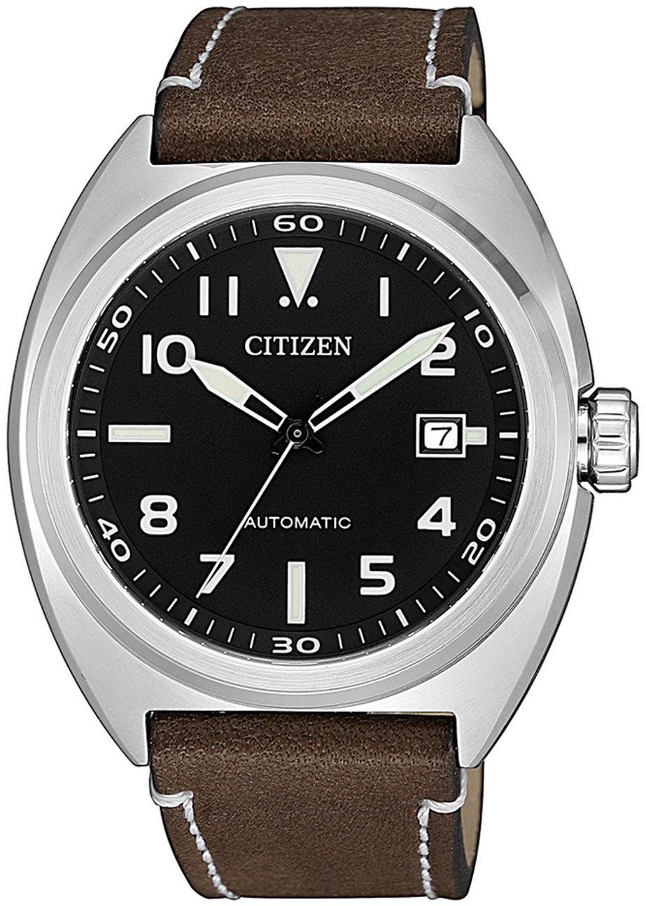 Citizen 99999 Miesten kello NJ0100-11E Musta/Nahka Ø42 mm