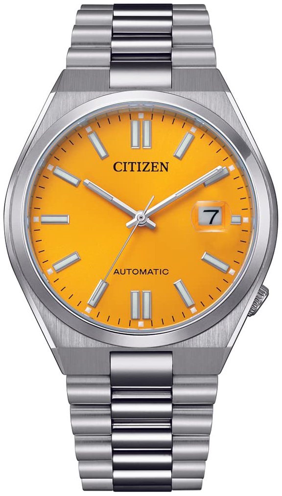 Citizen Miesten kello NJ0150-81Z Tsuyosa Collection Oranssi/Teräs