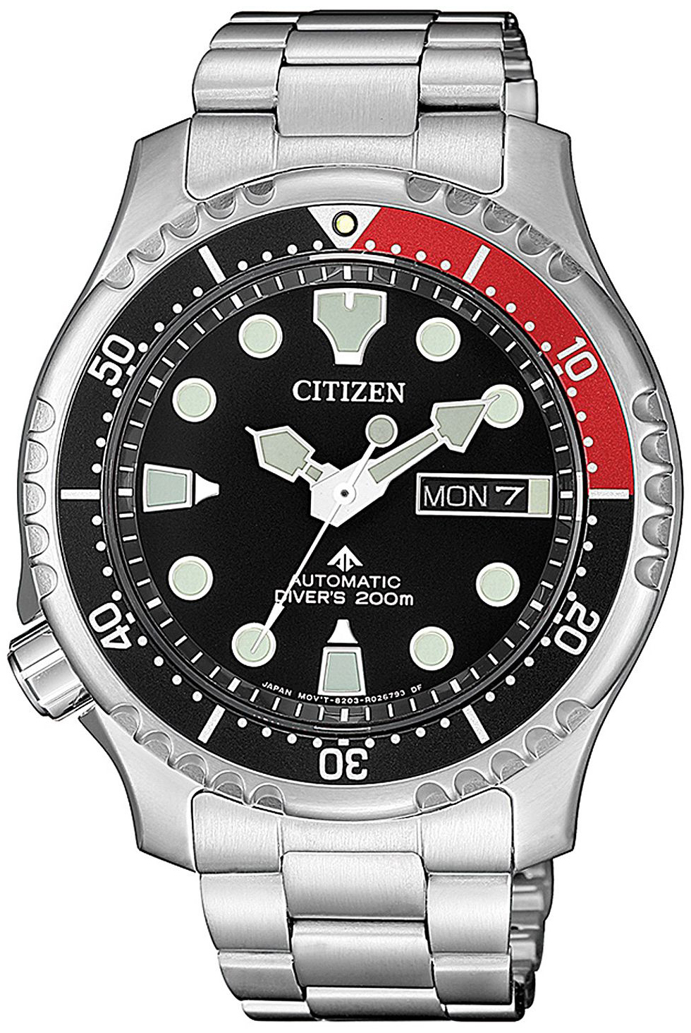 Citizen Miesten kello NY0085-86EE Promaster Musta/Teräs Ø42 mm