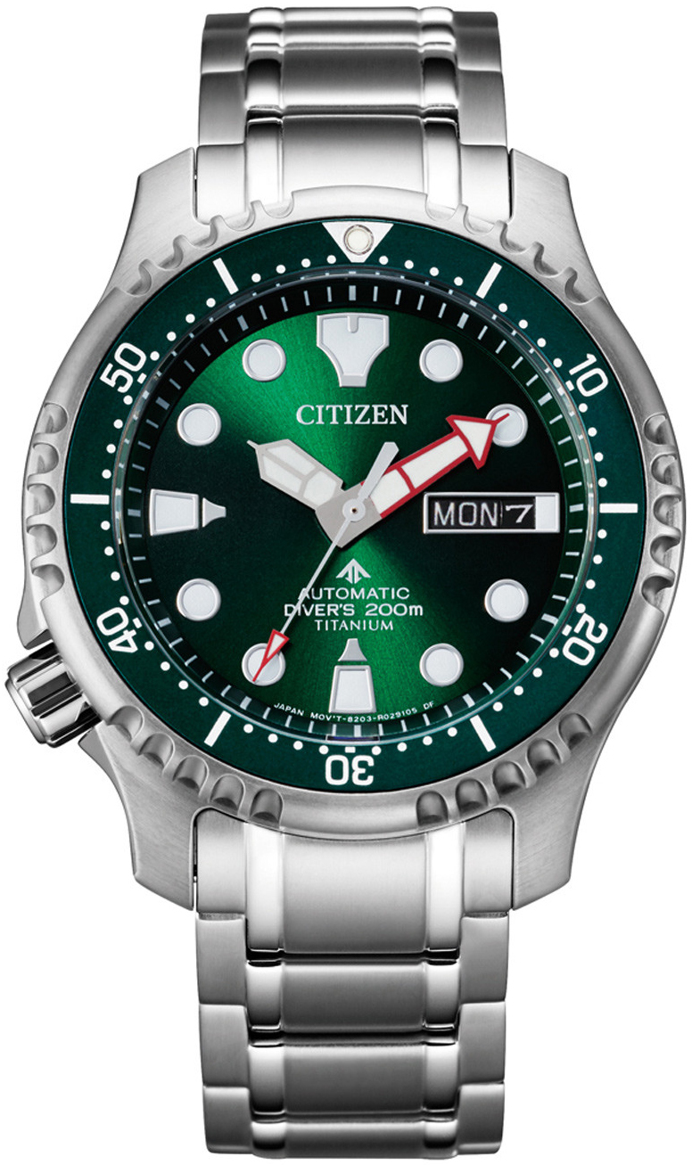 Citizen Miesten kello NY0100-50XE Promaster Vihreä/Titaani Ø42 mm