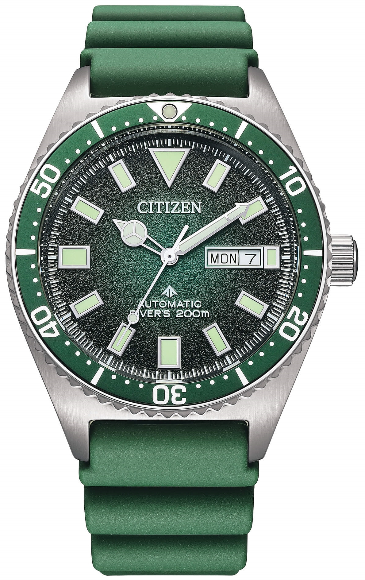 Citizen Miesten kello NY0121-09X Promaster Vihreä/Kumi Ø41 mm