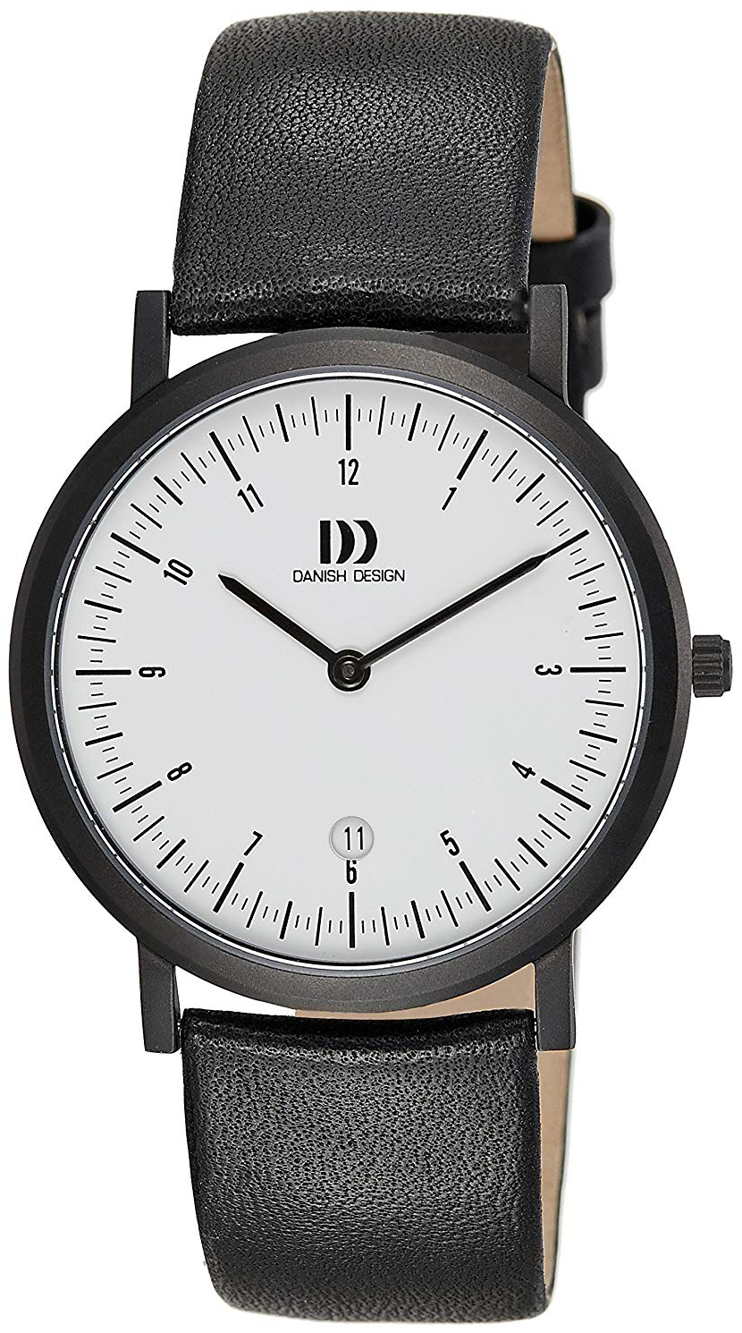 Danish Design 99999 Miesten kello IQ18Q820 Valkoinen/Nahka Ø37 mm