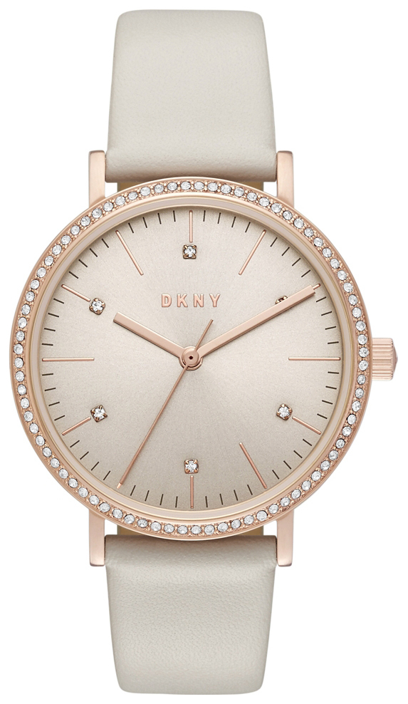 DKNY Dress Naisten kello NY2609 Harmaa/Nahka Ø34 mm