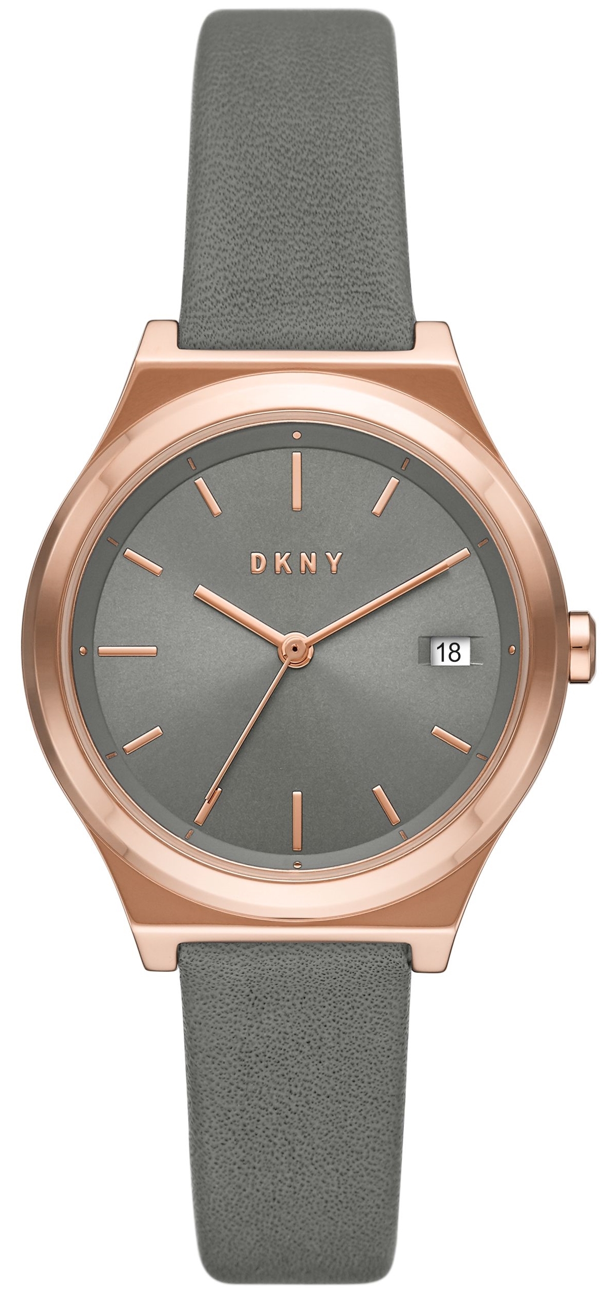 DKNY Parsons Naisten kello NY2972 Harmaa/Nahka Ø34 mm