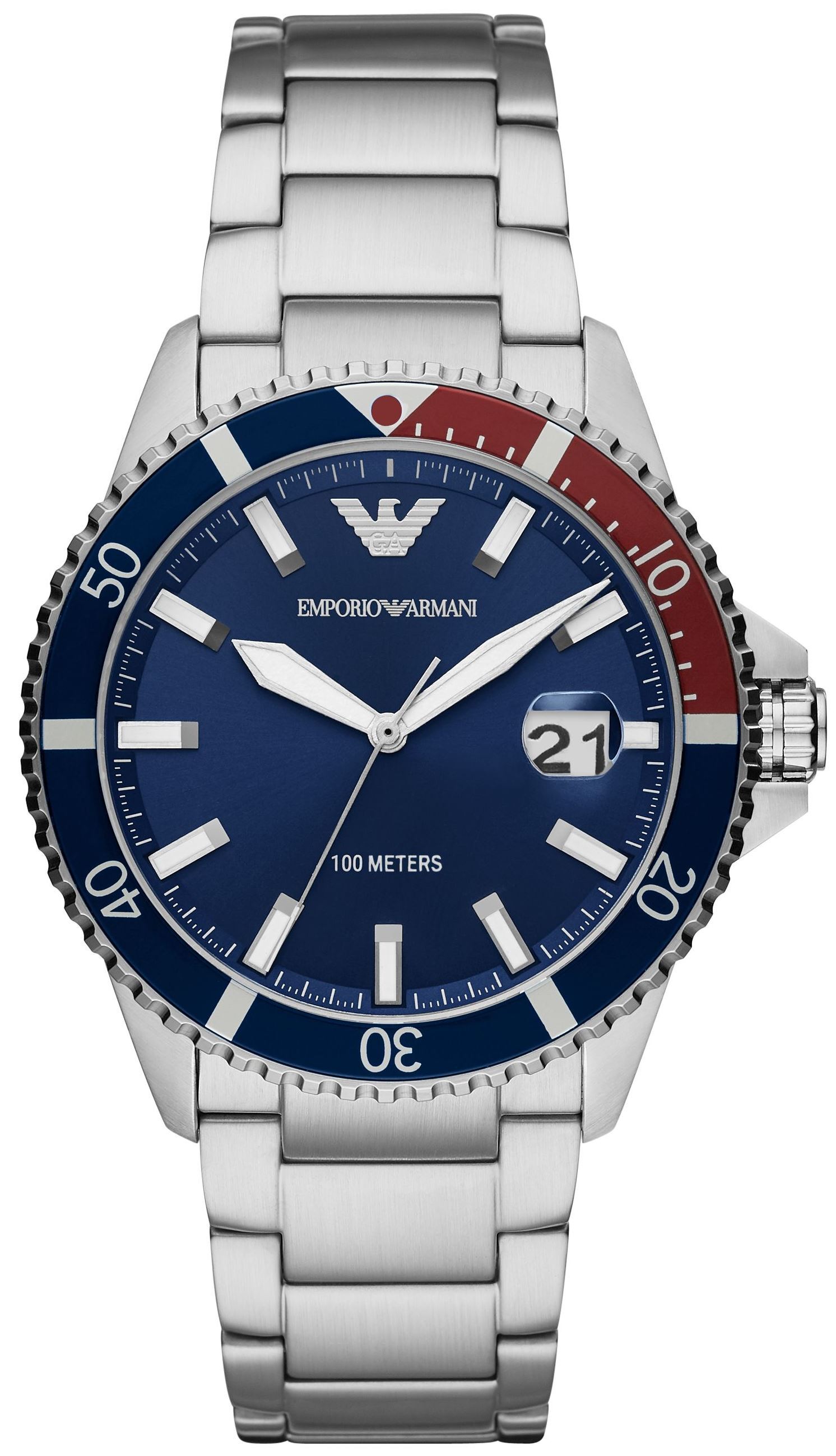 Emporio Armani Miesten kello AR11339 World Explorer Sininen/Teräs