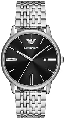 Emporio Armani Miesten kello AR11600 Minimalist Musta/Teräs Ø42 mm