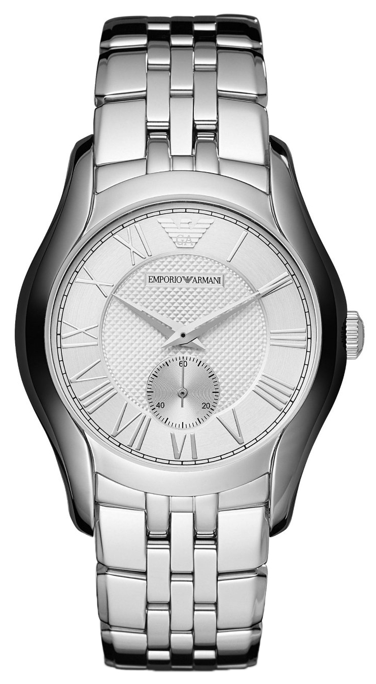 Emporio Armani Classic Miesten kello AR1711 Hopea/Teräs Ø38 mm