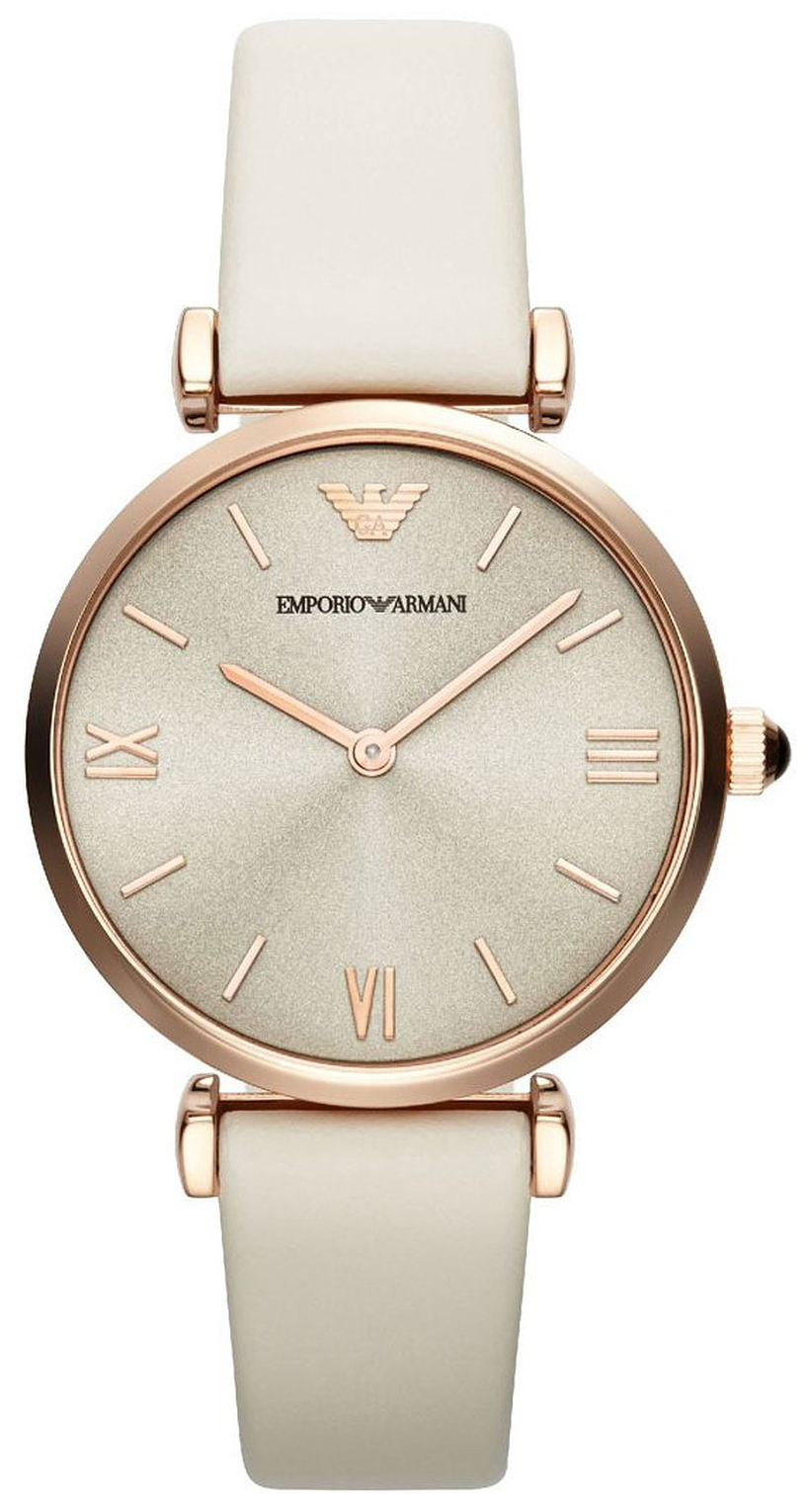 Emporio Armani Classic Naisten kello AR1769 Beige/Nahka Ø32 mm