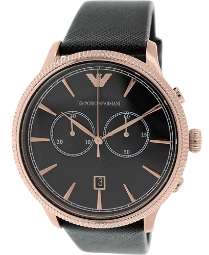 Emporio Armani Classic Miesten kello AR1792 Musta/Nahka Ø43 mm