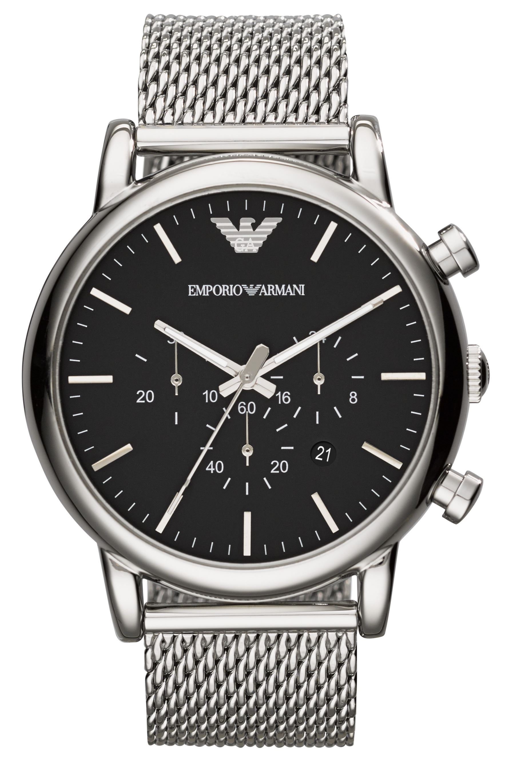 Emporio Armani Miesten kello AR1808 Luigi Musta/Teräs Ø46 mm