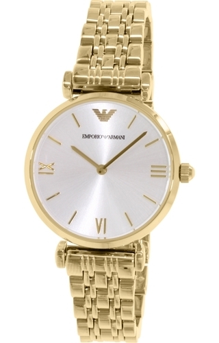 Emporio Armani Naisten kello AR1877 Classic Hopea/Kullansävytetty