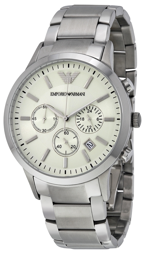 Emporio Armani Miesten kello AR2458 Renato Hopea/Teräs Ø43 mm