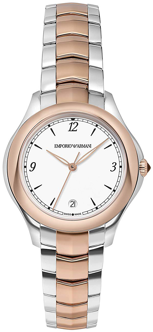 Emporio Armani Naisten kello ARS8506 Valkoinen/Punakultasävyinen